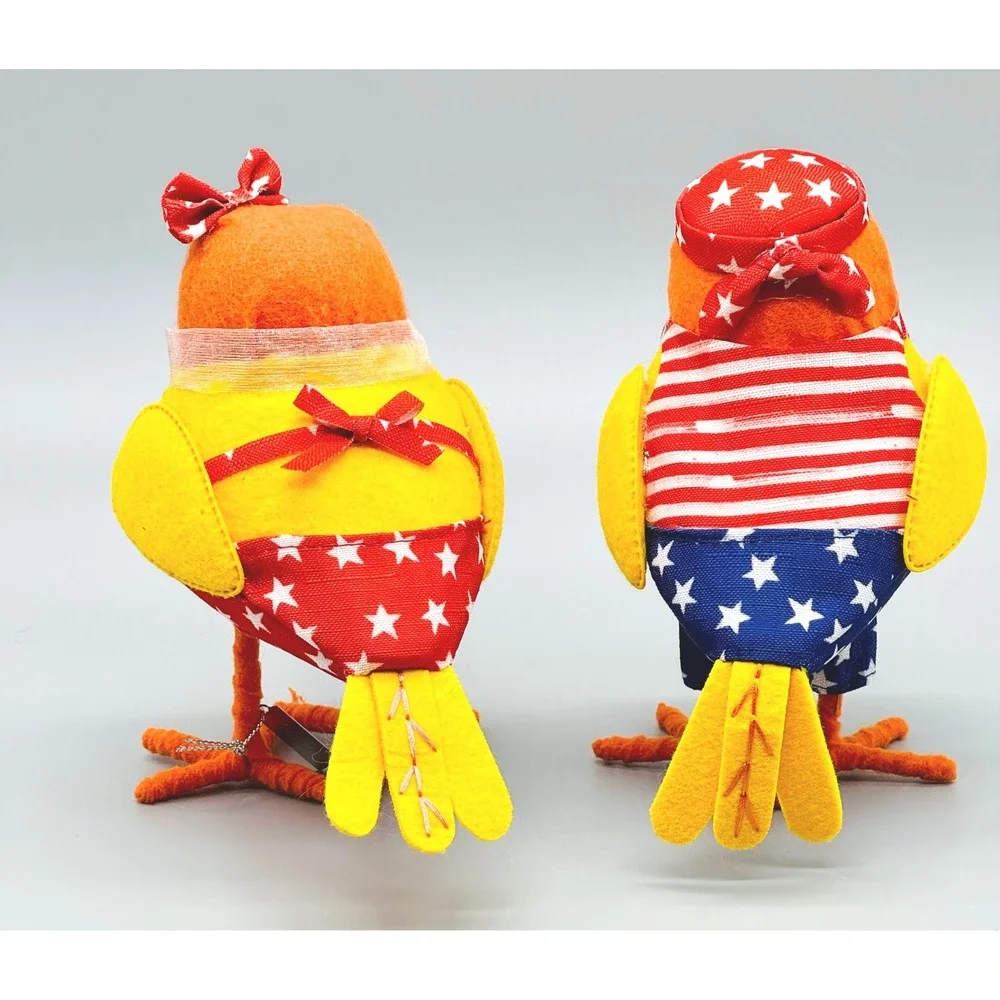Target Featherly Friends Spritz Star Drummer Bird Red White Blue Patriotic 2022